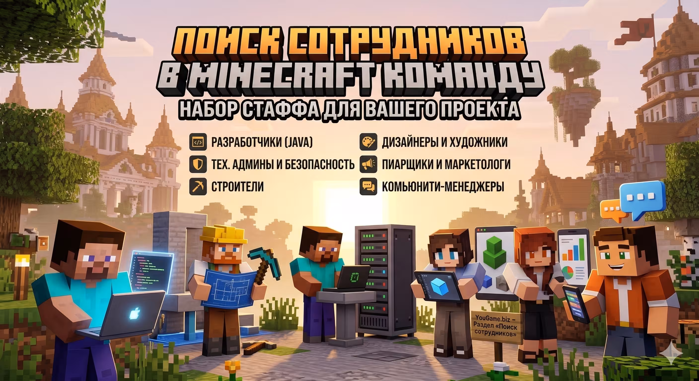 Оформление темы для поиска команды